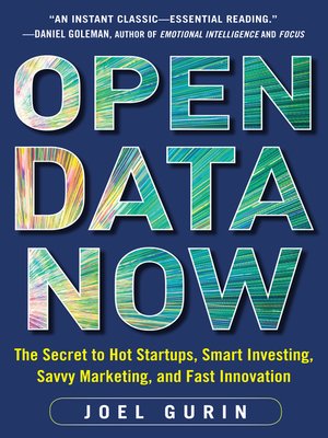 cover image of Open Data Now